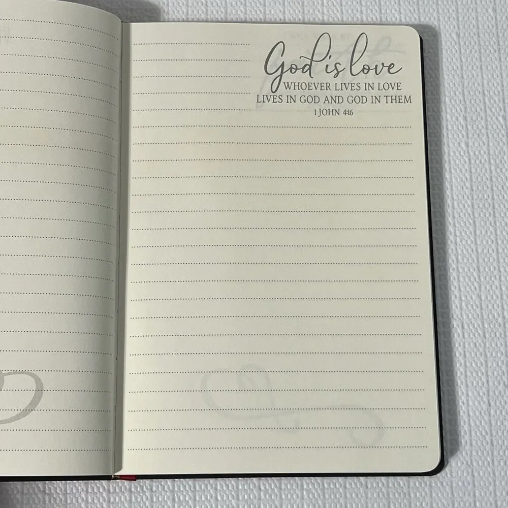 Eccolo Amazing Grace Hardcover Notebook Journal Lined Pink Gold